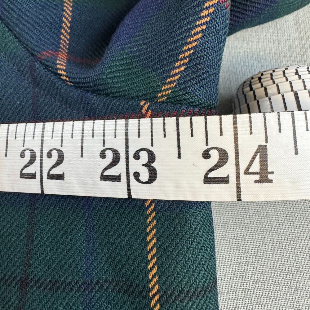 Pendleton Celebration Tartan Plaid Green Virgin Wool Zip Up Shirt Jacket Size XL - Picture 8 of 8